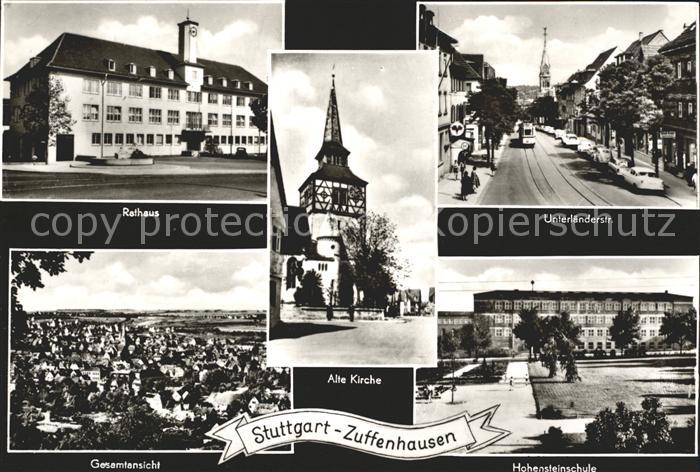 Zuffenhausen Rathaus Kirche