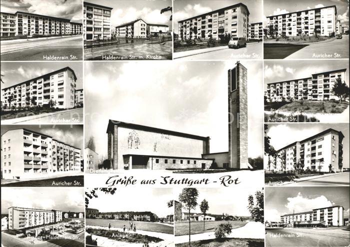 Rot Stuttgart Auricher Strasse Haldenrain Strasse
