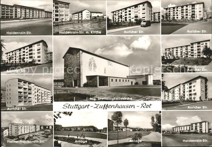 Zuffenhausen Auricher Strasse Haldenrain Strasse