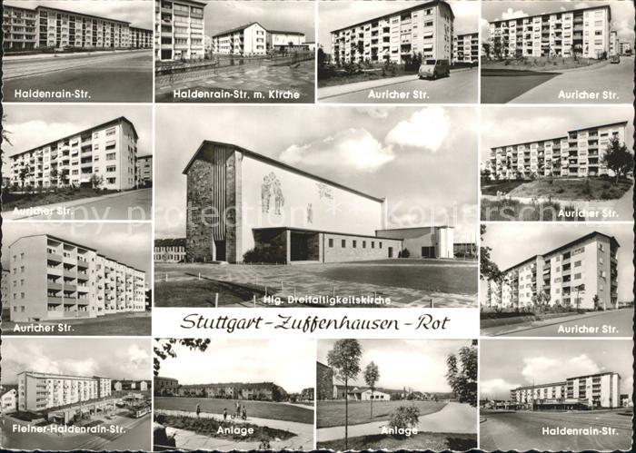 Zuffenhausen Auricher Strasse Haldenrain Strasse