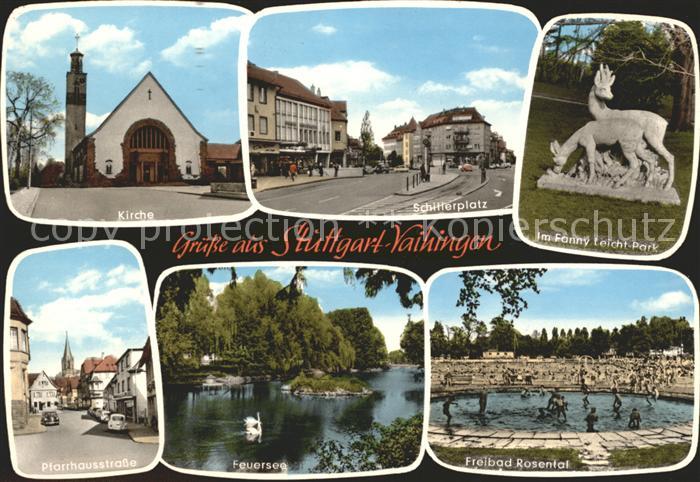 Vaihingen Stuttgart Freibad Rosental Feuersee Pfarrhausstrasse