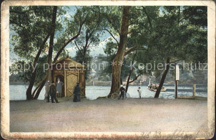 Grunewald Berlin Faehre Pfaueninsel