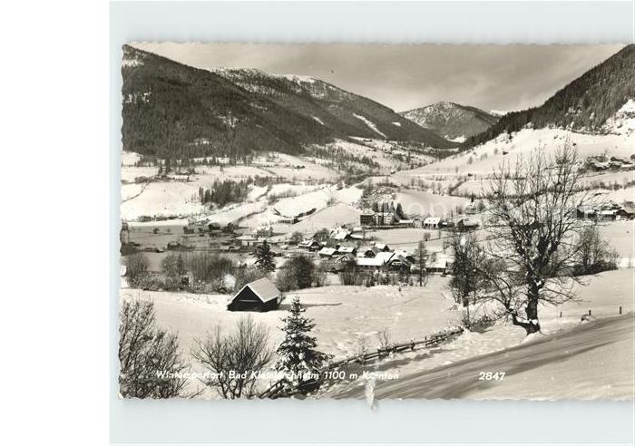 Kleinkirchheim Kaernten Winterlandschaft