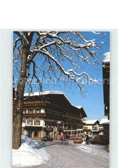 Fieberbrunn Tirol Gasthof Alte Post Dorfplatz