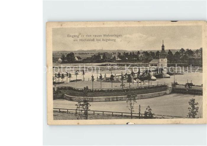 Augsburg Eingang der Wehralagen