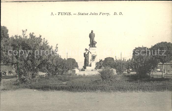 Tunis Statue Jules Ferry