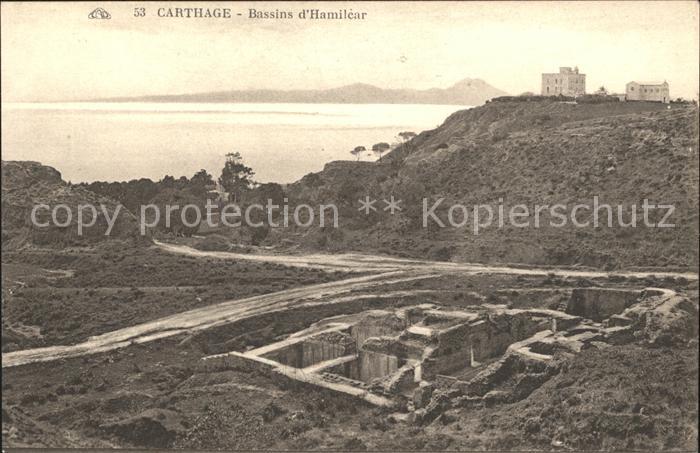 Carthage Karthago Bassins d Hamilcar