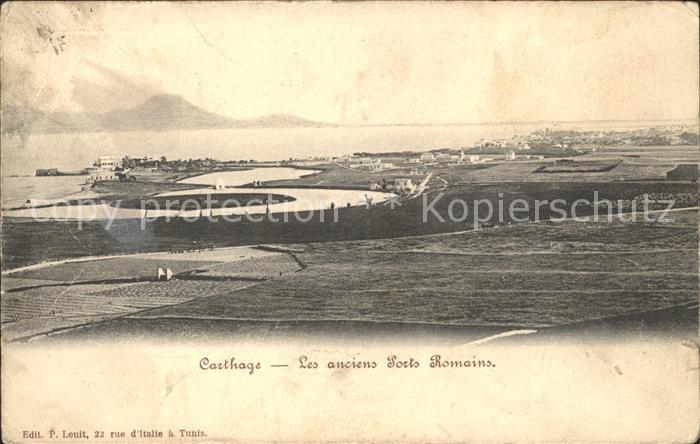 Carthage Karthago Les anciens Ports Romains