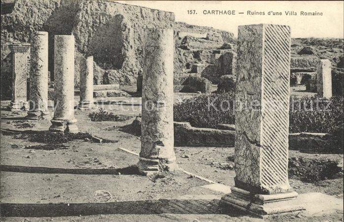 Carthage Karthago Ruines Villa Romaine