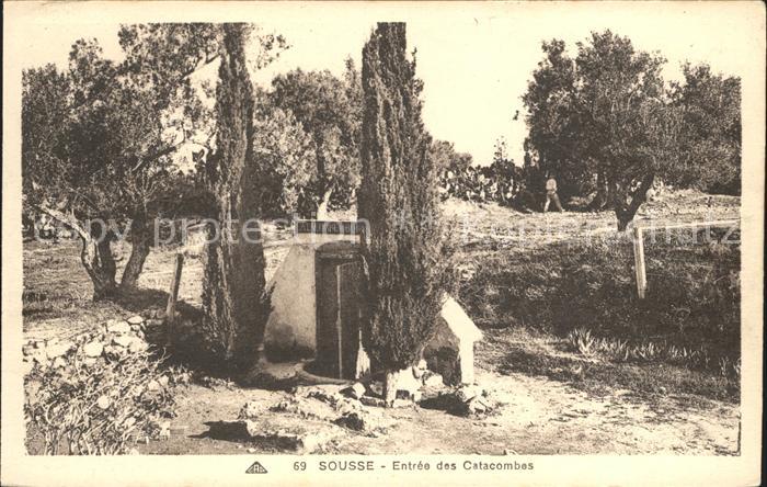 SOUssE  Tunesie Entree des Catacombas