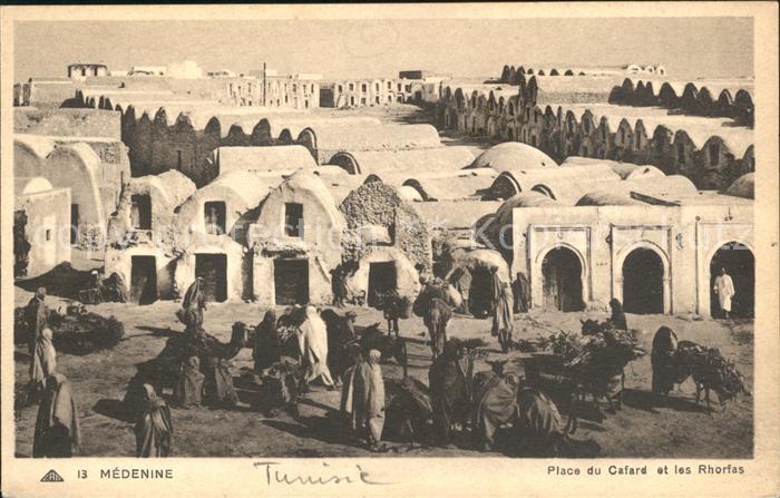 Medenine Djeffera Place du Cafard Rhorfas