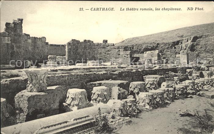 Carthage Karthago Theatre romain Chapiteaux
