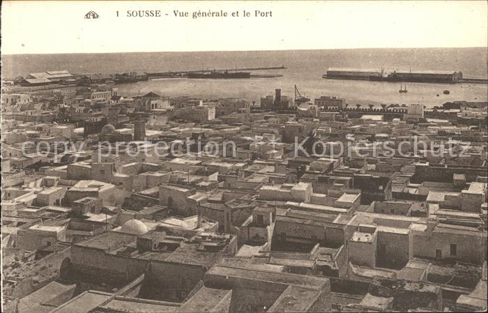 SOUssE  Tunesie Vue generale Port