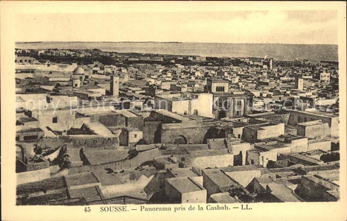 SOUssE  Tunesie Panorama pris de la Casbah