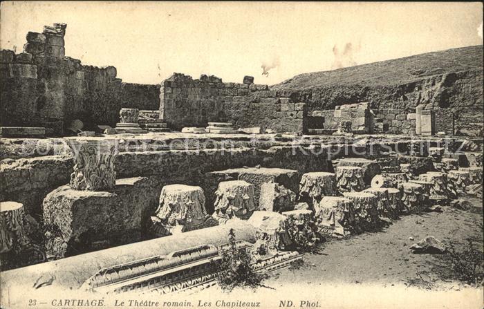 Carthage Karthago Theatre romain Chapiteaux