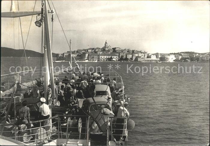 Korcula Duhan skladiste Bootsfahrt Autos