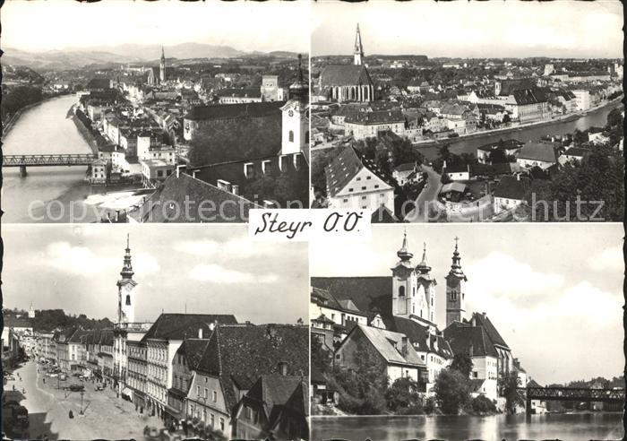 Steyr Enns Oberoesterreich Stadtansichten