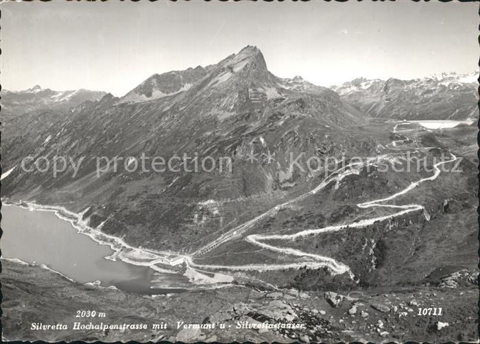 Silvretta-Hochalpenstrasse Vermunt- und Silvrettastansee