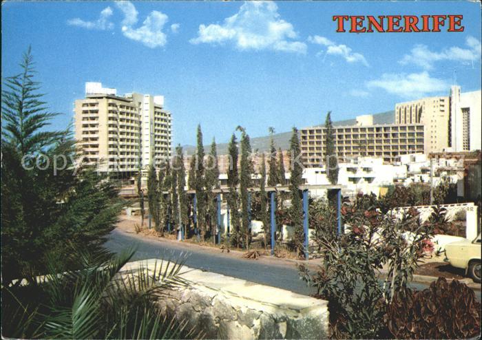 Tenerife Vista parcial Hoteles Playa de Las Americas