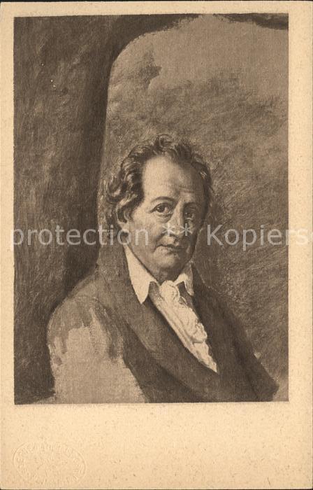 Goethe Johann Wolfgang von Kuenstlerkarte Julie von Egloffstein