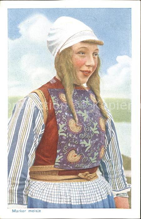 Trachten Holland Marker meisje