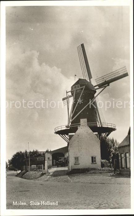 Windmuehle Sluis-Holland