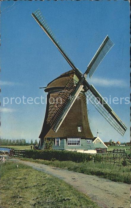 Windmuehle Watermolen De Nekker Noordhollands kanaal