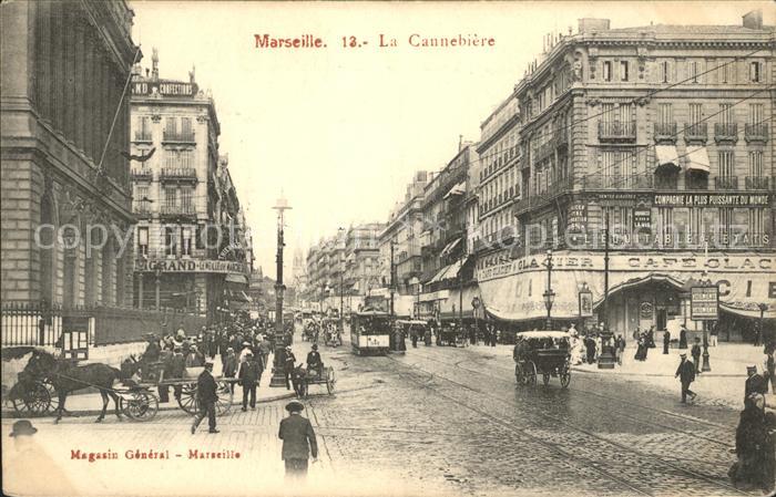 Strassenbahn Marseille La Cannebiere