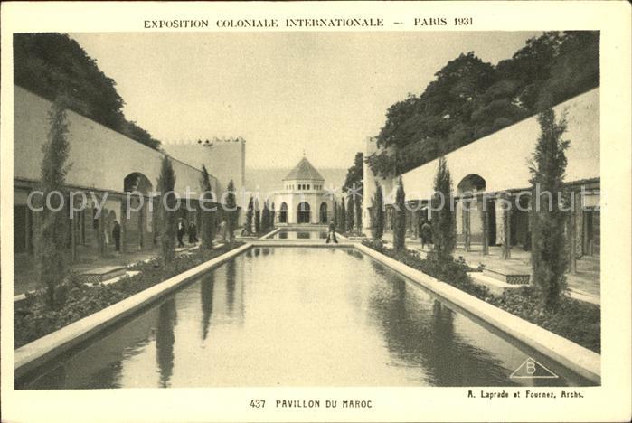 Exposition Coloniale Internationale Paris 1931 Pavillon du Maroc