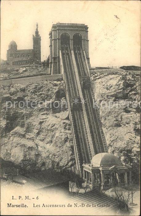 Zahnradbahn Marseille Ascenseurs Notre Dame de la Gare