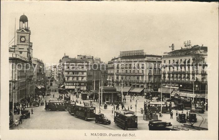 Strassenbahn Madrid Puerta del Sol