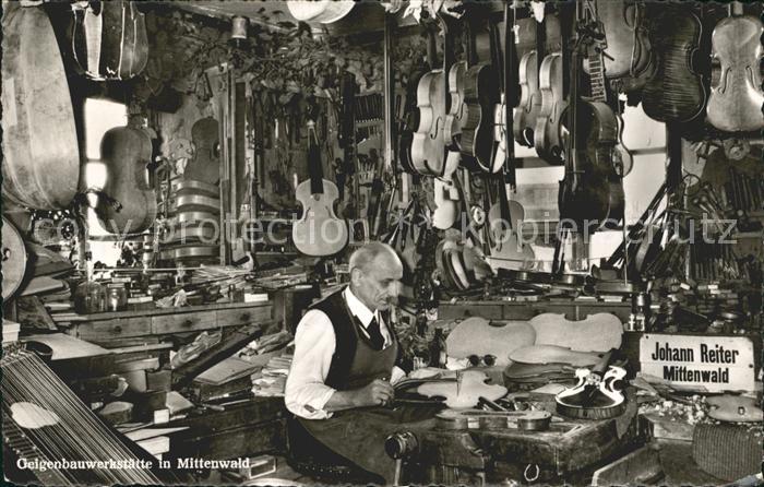 Geige Geigenbauwerkstaette Mittenwald Geigenbauer Johann Reiter