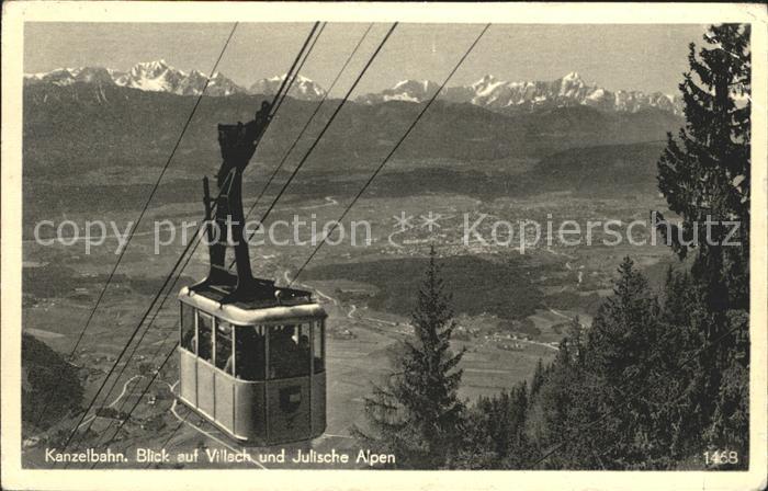 Seilbahn Kanzel Villach Julische Alpen