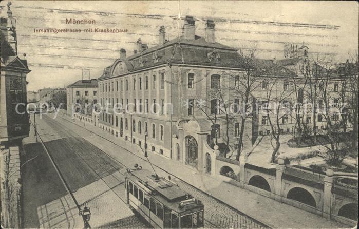 Strassenbahn Muenchen Ismaningerstrasse Krankenhaus