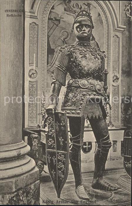 Rittertum Mittelalter Innsbruck Hofkirche Koenig Arthur von England
