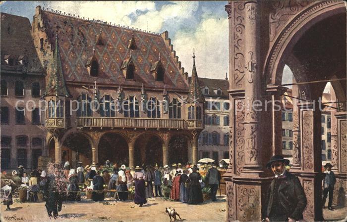Hoffmann Heinrich Nr. 3 Freiburg im Breisgau Muensterplatz Kaufhaus