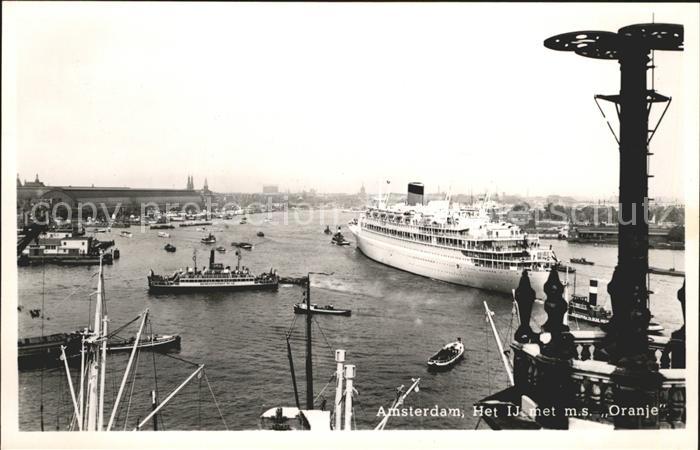 Dampfer Oceanliner M.S. Oranje Amsterdam