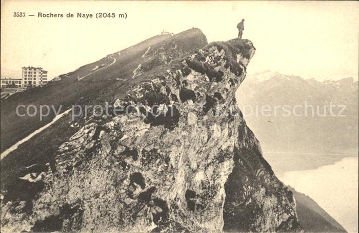 Bergsteigen Klettern Rochers de Naye
