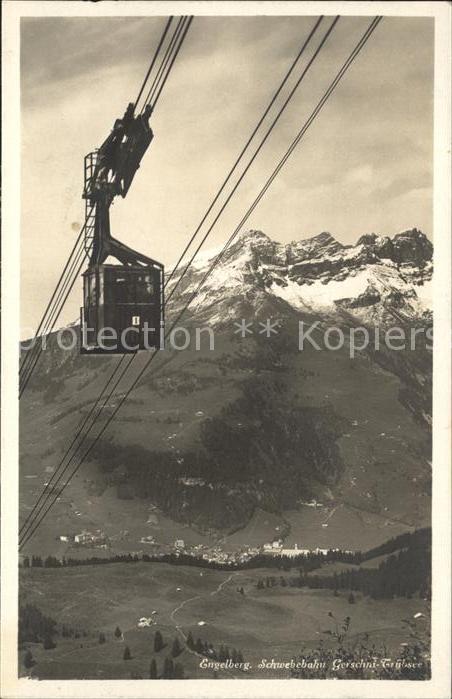 Seilbahn Gerschni-Truebsee Engelberg