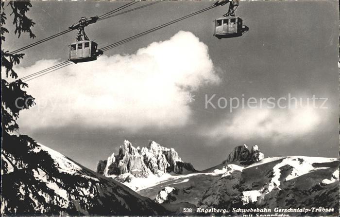 Seilbahn Gerschnialp-Truebsee Engelberg Spannoerter