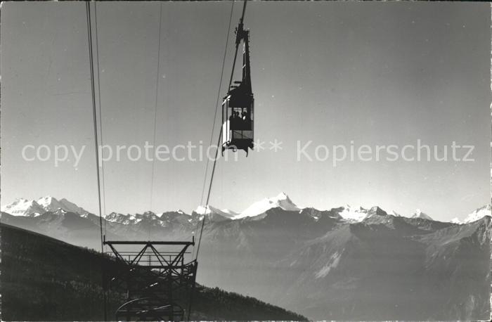 Seilbahn Leukerbad-Gemmipass Mischabel Weisshorn