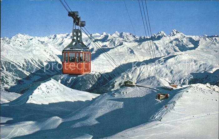 Seilbahn Parsenn-Weissfluhgipfel Davos Piz Linard