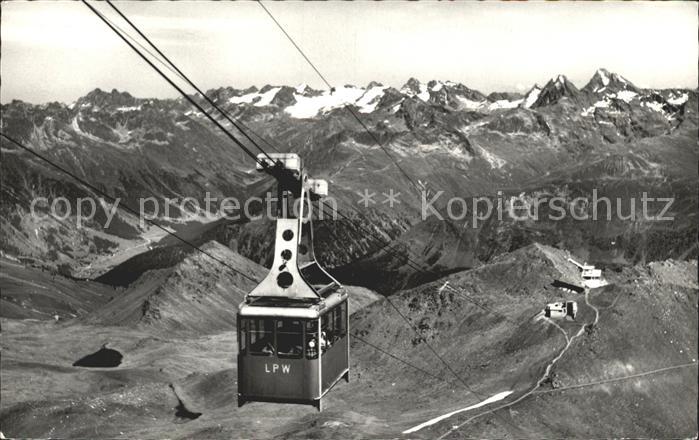 Seilbahn Weissfluhgipfel Davos-Parsenn Silvretta