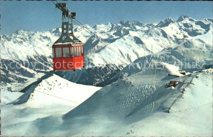Seilbahn Weissfluhgipfel Davos-Parsenn Weissfluhjoch