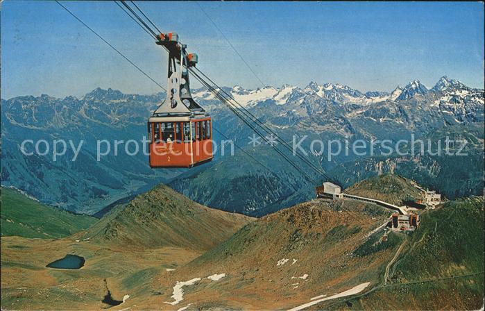 Seilbahn Parsenn-Weissfluhgipfel Weissfluhjoch Piz Linard