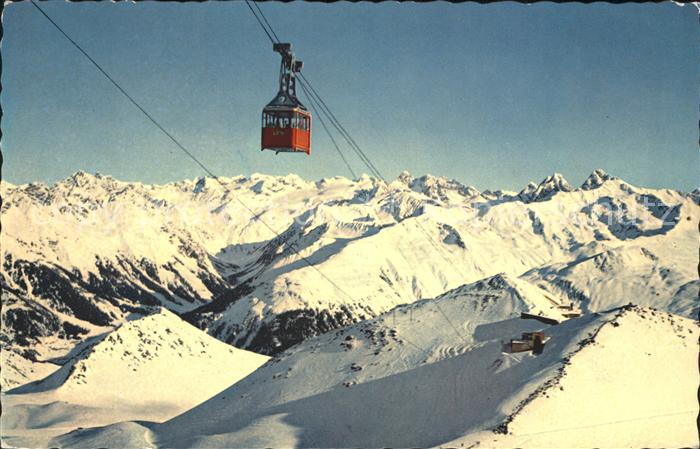 Seilbahn Weissfluhjoch Davos-Parsenn Silvrettagr