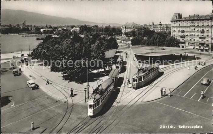 Strassenbahn Zuerich Bellevueplatz