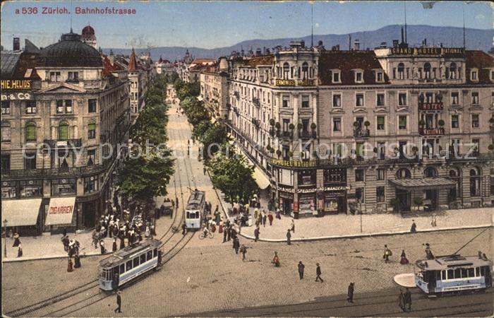 Strassenbahn Zuerich Bahnhofstrasse