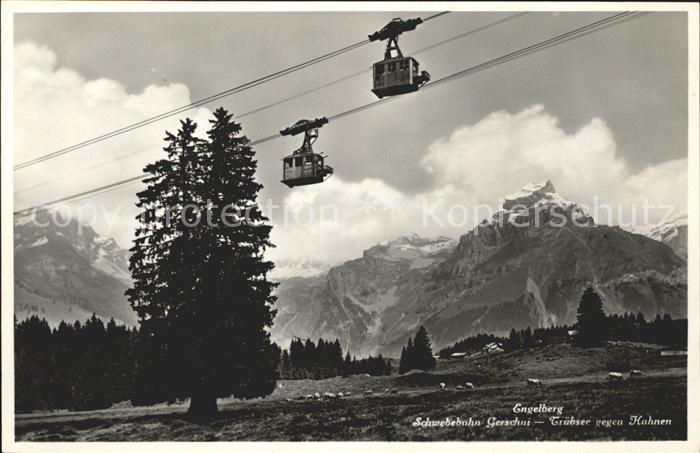 Seilbahn Gerschni-Trübsee Engelberg Hahnen