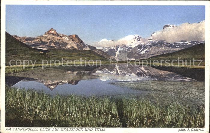 Foto Gaberell J. Nr. 2676 Tannenseeli Graustock Titlis